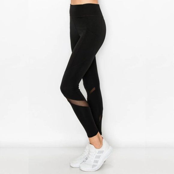 Calve Mesh Pocket Legging - Summer legging - fall legging - Pocket Legging - Picture 3 of 3